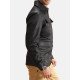 4 Flap Pockets Leather Black Jacket For Men