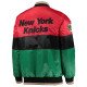 75th Anniversary New York Knicks Black History Month Full-Snap Satin Jacket