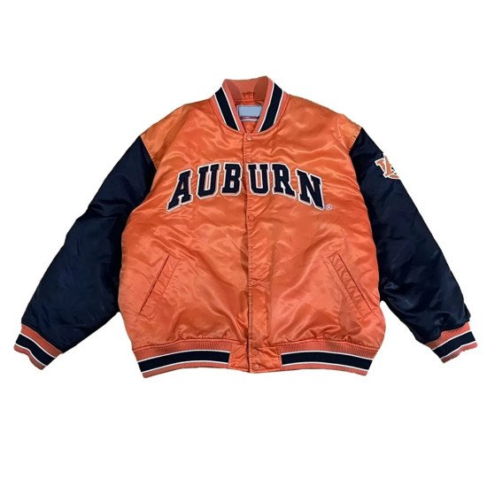 80’s Retro Auburn University Tigers Bomber Jacket