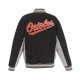 Accent Baltimore Orioles Black and Gray Varsity Wool Jacket