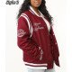 Alabama A&M University Burgundy Varsity Jacket