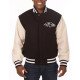 Baltimore Ravens Black and White Two-Tone Varsity Jacket