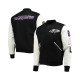 Baltimore Ravens Logo Black and White Varsity Jacket