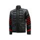 Black Leather Military Jacket For Men’s