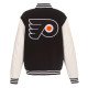 Black White Philadelphia Flyers Varsity Jacket