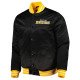 Boston Bruins Black Full-Snap Satin Jacket