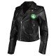 Boston Celtics Black Moto Full-Zip Jacket