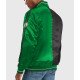 Boston Celtics Green and Black Varsity Satin Jacket