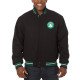 Boston Celtics Varsity Black Wool Jacket