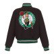 Boston Celtics Varsity Black Wool Jacket