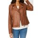 Brown Leather Motorcycle Jacket