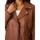 Brown Leather Motorcycle Jacket