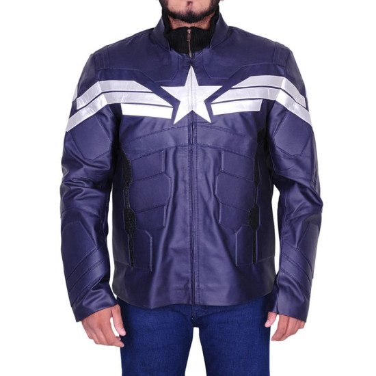 Captain America Winter Soldier Leather Jacket