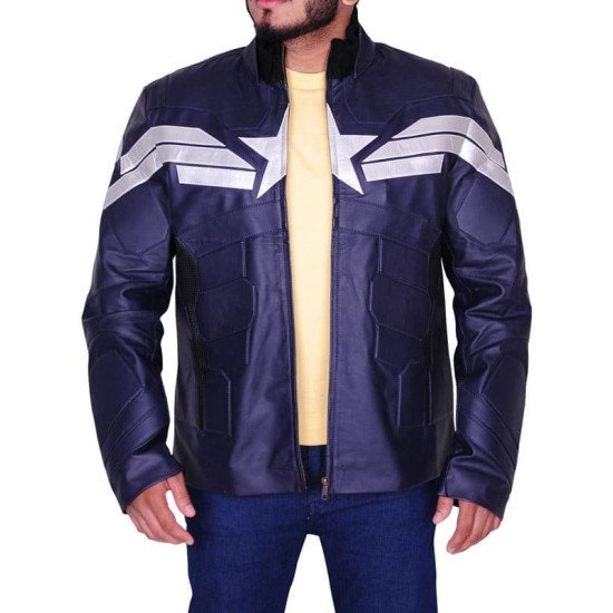 Captain America Winter Soldier Leather Jacket