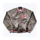 Cleveland Browns 80s Bomber Brown Satin Jacket