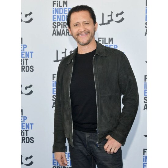 Clifton Collins Jr. Independent Spirit Awards Brown Suede Leather Jacket