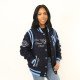 Blue wool Varsity Jacket Unisex