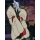 Cruella 101 Dalmatians Costume Coat for Women