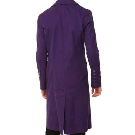 Dark Knight Joker Purple Cotton Coat