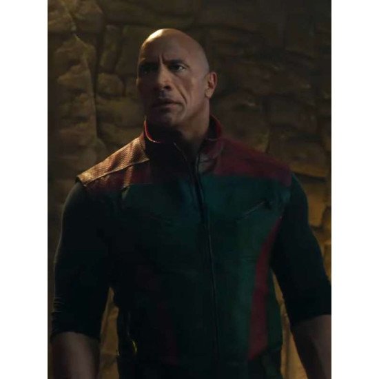 Dwayne Johnson Red One 2024 Leather Vest