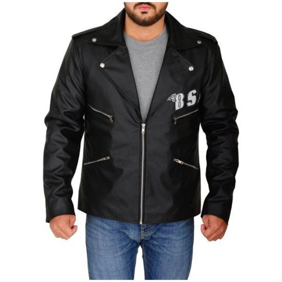 Faith BSA Rockers Revenge George Michael Black Leather Jacket