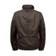 Full Zip Brown Leather Jacket for Men