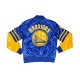 Golden State Warriors Vintage Blue and Gold Satin Jacket