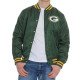 Green Bay Packers Green Bomber Jacket