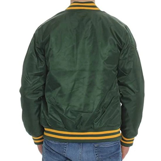 Green Bay Packers Green Bomber Jacket