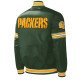 Green Bay Packers Midfield Green Varsity Satin Jacket