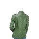 Green Biker Style Fashion Leather Jacket for Women’s