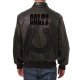 Indianapolis Colts Tonal All Black Leather Jacket