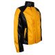 Infamous 2 Cole Macgrath Black & Yellow Leather Jacket