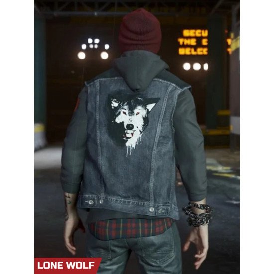 Infamous Second Son Delsin Rowe Blue Denim Vest