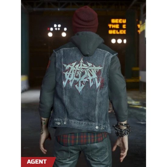 Infamous Second Son Delsin Rowe Blue Denim Vest