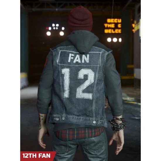 Infamous Second Son Delsin Rowe Blue Denim Vest