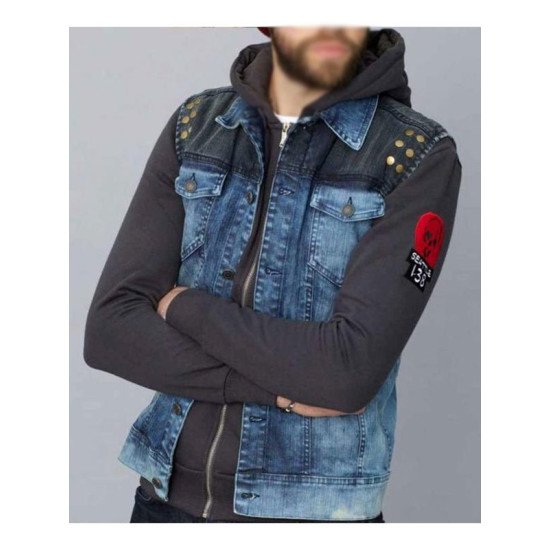 Infamous Second Son Delsin Rowe Blue Denim Vest