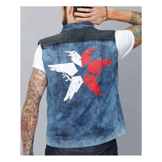 Infamous Second Son Delsin Rowe Blue Denim Vest