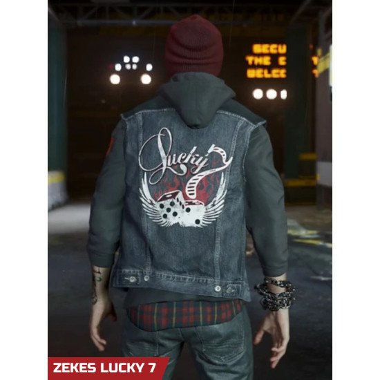 Infamous Second Son Delsin Rowe Blue Denim Vest