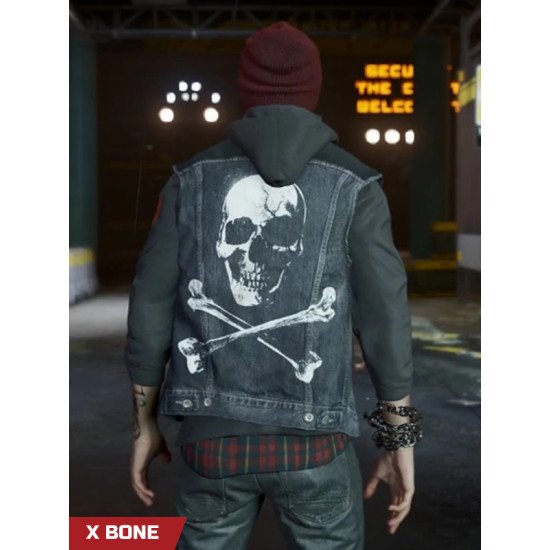 Infamous Second Son Delsin Rowe Blue Denim Vest