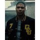 Justice League Cyborg Victor Stone Gotham City University Jacket Black Varsity