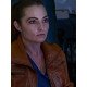 Laurie Love Film Pursuit 2022 Nikki Styles Brown Leather Jacket