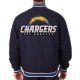 Los Angeles Chargers Navy Varsity Wool Jacket