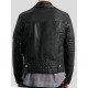 Men's Black Biker Leather Fashion Jacket