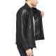 Men's Black Biker Leather Jacket