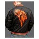 Men's Nylon Black Bomber Halloween 78 Jacket