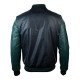 Men's Synthetic Leather Baseball Jacket