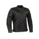 Mens Quilted Leather Moto Jacket