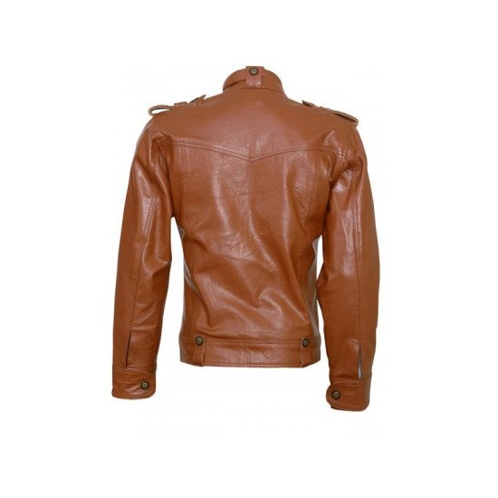 Men’s Brown Winterwear Leather Jacket