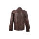 Men’s Classic Vintage Style Brown Leather Jacket